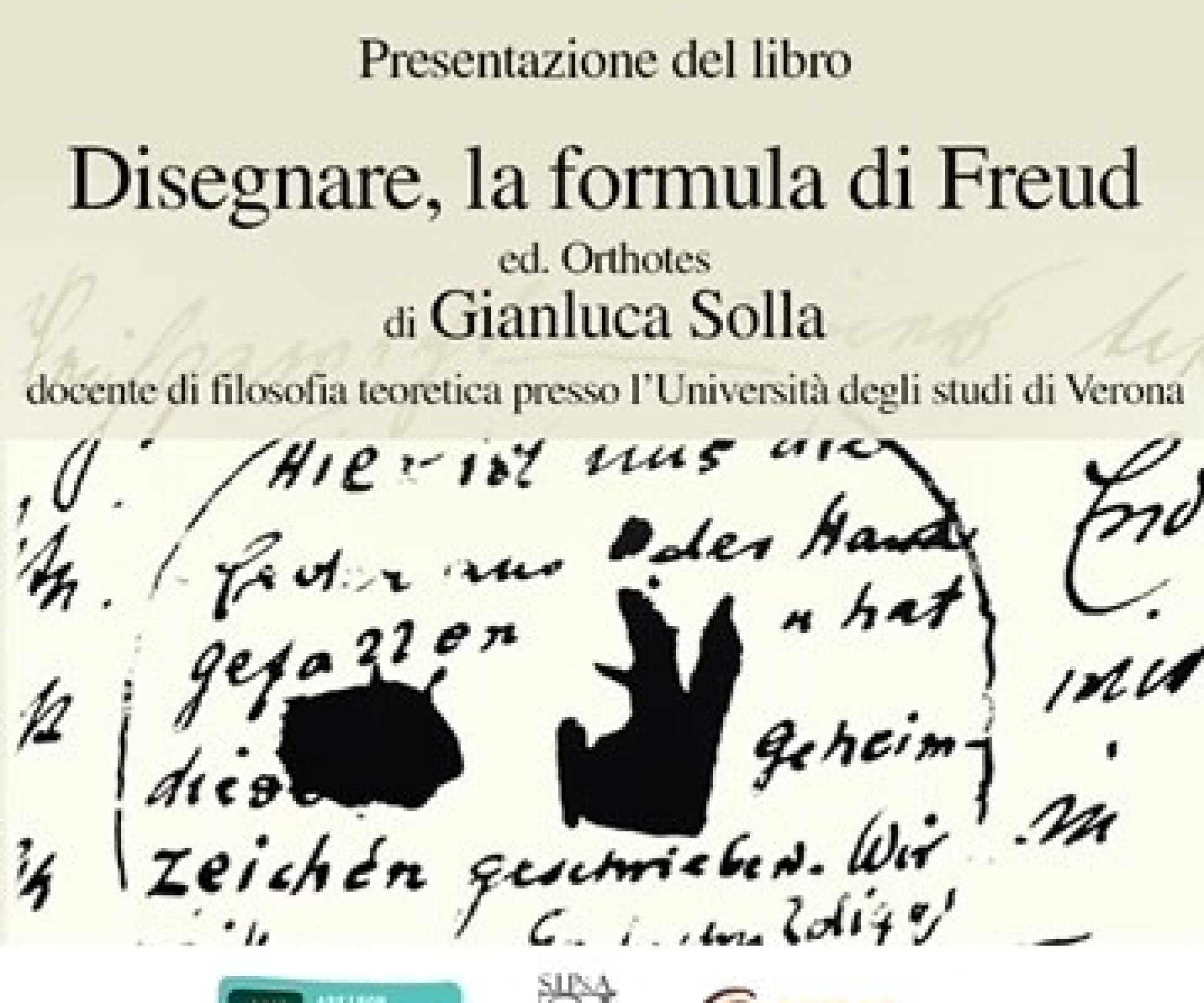 Presentazione del libro: "Disegnare, la formula di Freud" di Gianluca Solla.